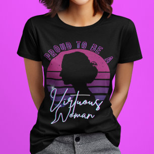 En dygdig kvinnas tro Gebet Kristus för kvinnor T Shirt