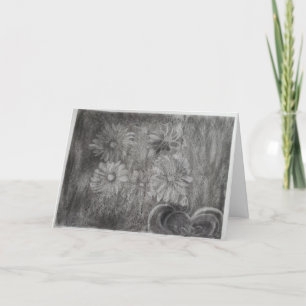 "En dyster samling" Kondoleanskort Kort