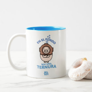 │En e l fondo soy una ternura Två-Tonad Mugg