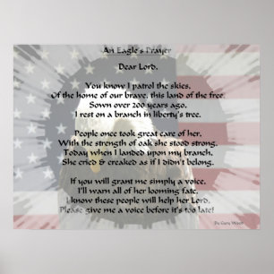 En Eagles Prayer EZ-Poster Poster
