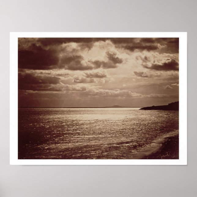 En effekt av Sol, Normandie c.1857 (sepiafon) Poster (Framsidan)