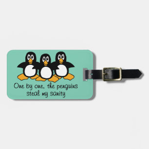 En efter en Penguins fina sval Bagagebricka