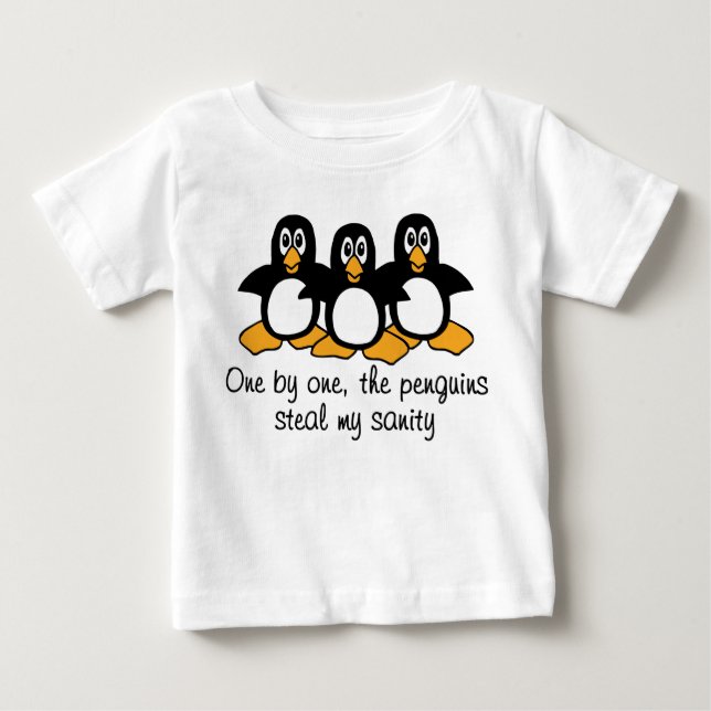 En efter en Penguins fina sval T Shirt (Framsida)