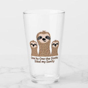 En efter en Sloths stjäl min sanitet Glaskopp