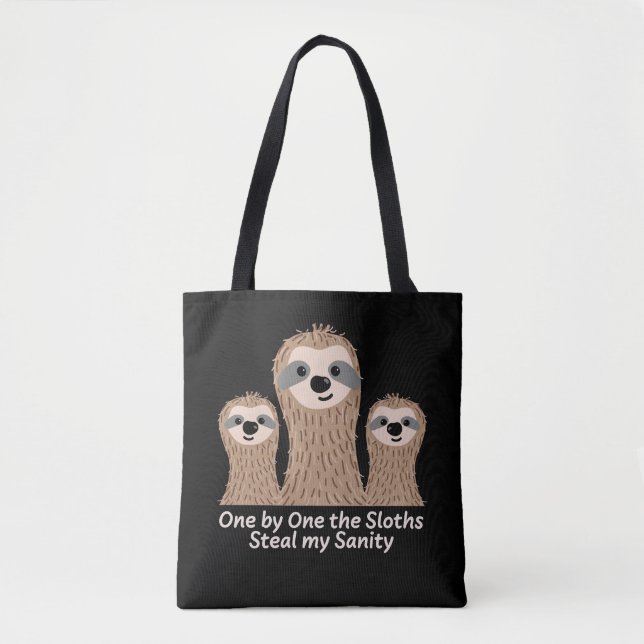En efter en Sloths stjäl min sanitet Tygkasse (Framsida)