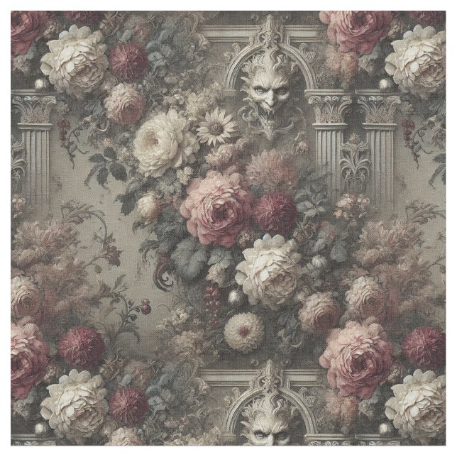 En eftermiddag med bram Stoker - klassisk panel Tyg (Närbild)