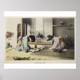 En eftermiddagappell, c.1880 (räcka färgad poster