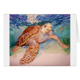 En eftermiddagsimma hälsningskort