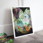 En egen värld canvastryck<br><div class="desc">Premium Wrapped Canvas (glapp) den här designen passar några storlekar. Original Digital Art En egen värld. Många sak att se,  en fjäril,  en älv,  en duva,  ett kor,  kristaller,  många stjärnor i en värld som formas som ett hjärta</div>