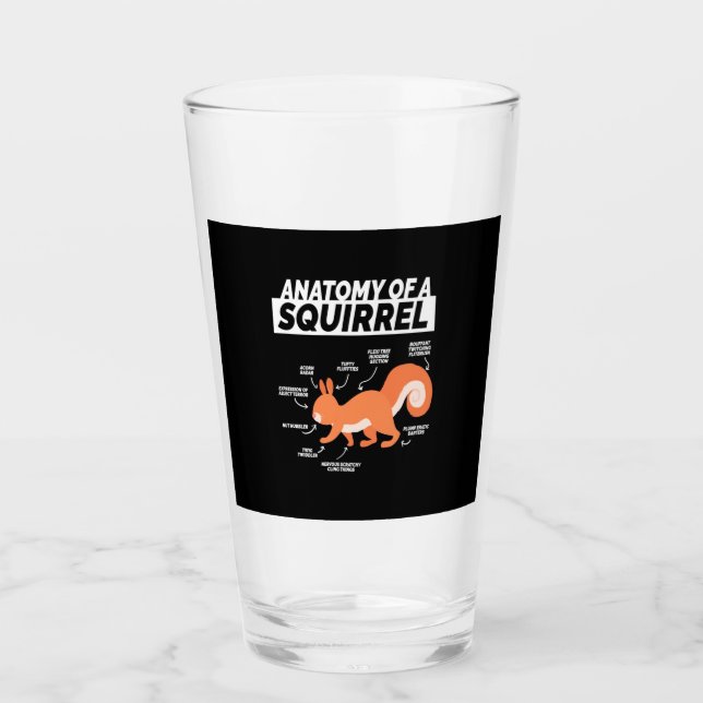 En ekorres anatomi glaskopp (Framsida)