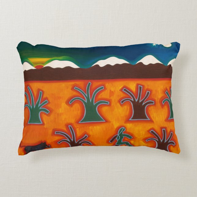 En el Invierno 2010 för Los Olivos Prydnadskudde (Framsidan)