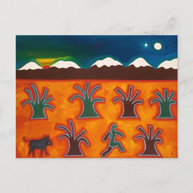 En el Invierno 2010 för Los Olivos Vykort (Framsida)