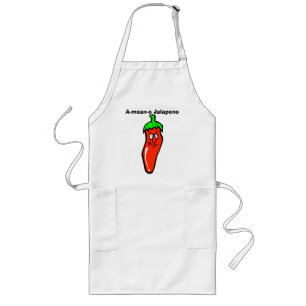 En-elak-nolla Jalapenoförkläde Långt Förkläde