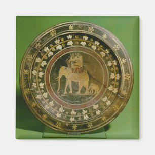 En elefant som används i krig mot magnet