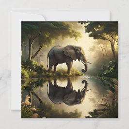 En elefants reflektion