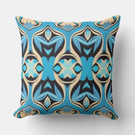 En elegant av klassisk multifärgad kudde