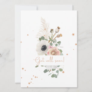 En elegant blommor med meddelande