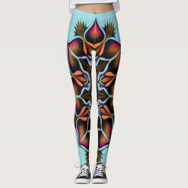 En elegant med sömlösa "Ratti_Kreativ_Arts"-koppli Leggings
