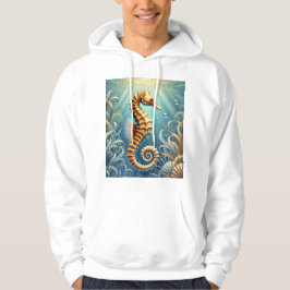 En elegant sjöman som simmar under vatten hoodie
