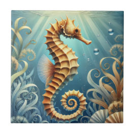 En elegant sjöman som simmar under vatten kakelplatta