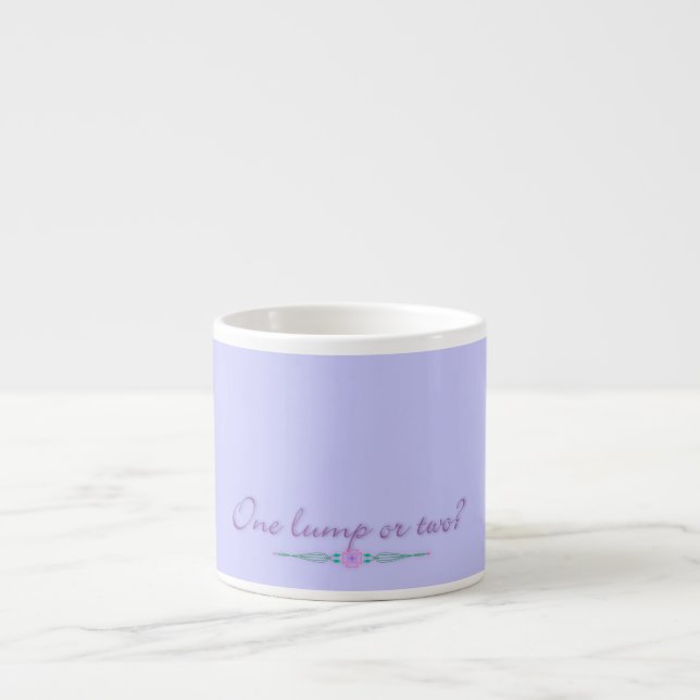 En eller två? espressomugg (Framsidan)