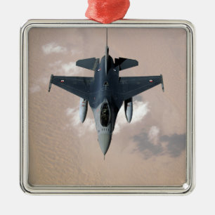 En Emirati F-16 Julgransprydnad Metall