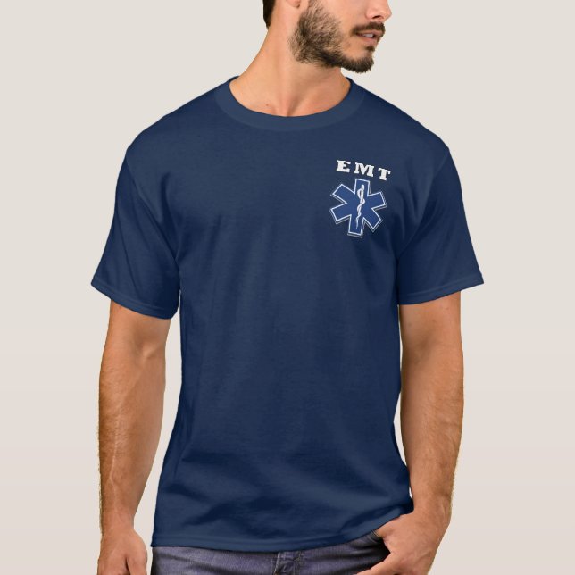 En EMT-stjärna av liv T Shirt (Framsida)