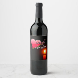 En enda drivkraft vinflaska etikett