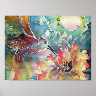 En enda Hummingbird Poster