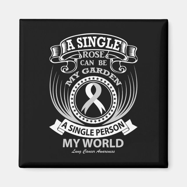 En enda person kan vara min internationella lungca magnet (Framsidan)