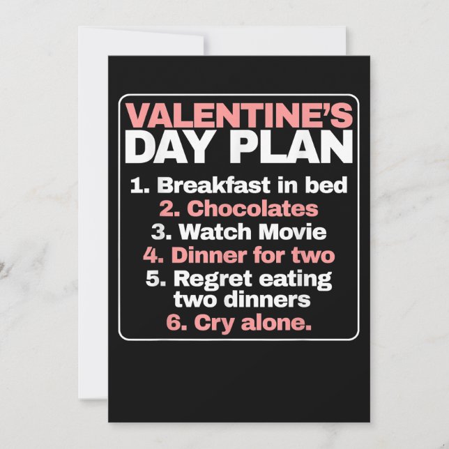 En enda Valentines day-dagsplan för alla hjärtans  Spara Datumet (Framsida)