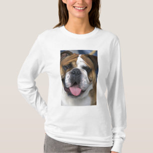 En engelsk bulldogg i Belgien. T-shirt
