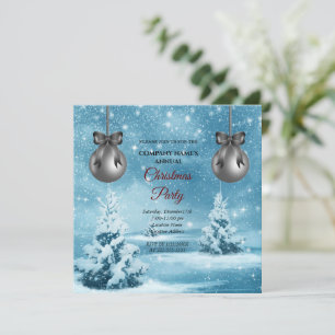 En enkel elegant julfestinbjudan