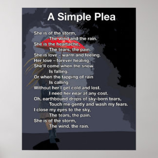 En enkel grund poster