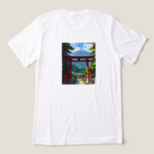 en enkel klassisk t-shirt med en tecknad serie