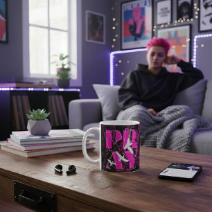 En enkel påminnelse PRAY Christian Faith Kaffemugg