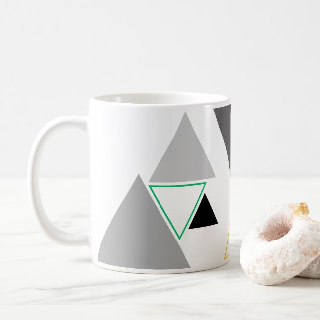 En enkel triangel kaffemugg (Med munk)