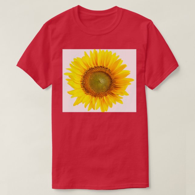 En enkel vacker solros t shirt (Design framsida)