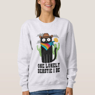 En Ensam Beastie Är Jag - Cowboy Katt T Shirt
