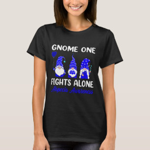 En Ensam Blue Ribbon Alopecia Awareness T Shirt