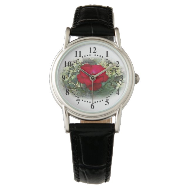 En ensam ros armbandsur (Framsida)