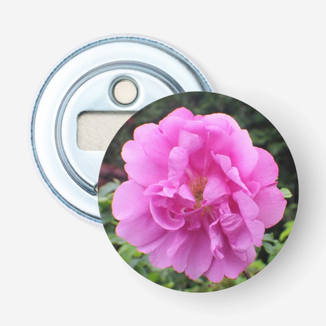 En Ensam Rosa Blomma Flasköppnare (Framsidan)