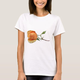 En ensam rosstickling t shirt
