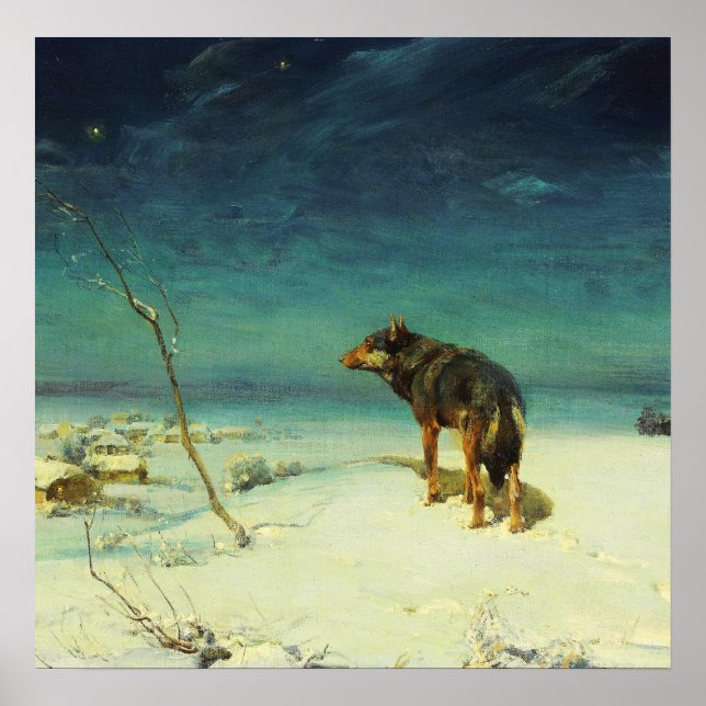 En ensam Varg Samotny Wilk Poster (Framsidan)