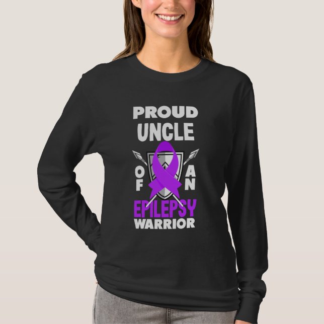 En epilepsianfallare Epilepsi T Shirt (Framsida)