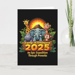 En Episk Expedition Läger Kilimanjaro Vbs 2025 Chr Kort