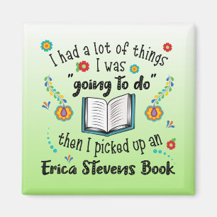 En Erica Stevens Bok plockades upp Magnet