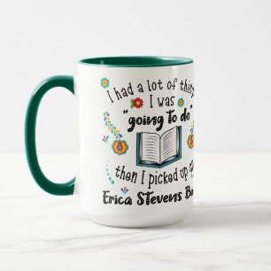 En Erica Stevens Bok plockades upp Mugg