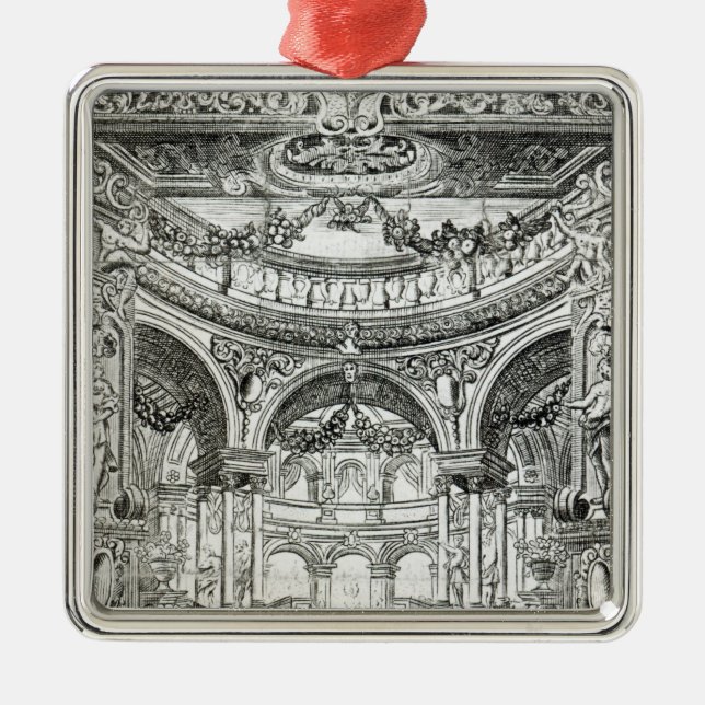 En erkännandebiljett för Handels oratorio Julgransprydnad Metall (Framsidan)