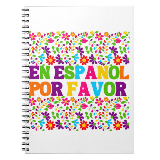 En Español Por Favor ,Spansk lärarinna Maestro Anteckningsbok